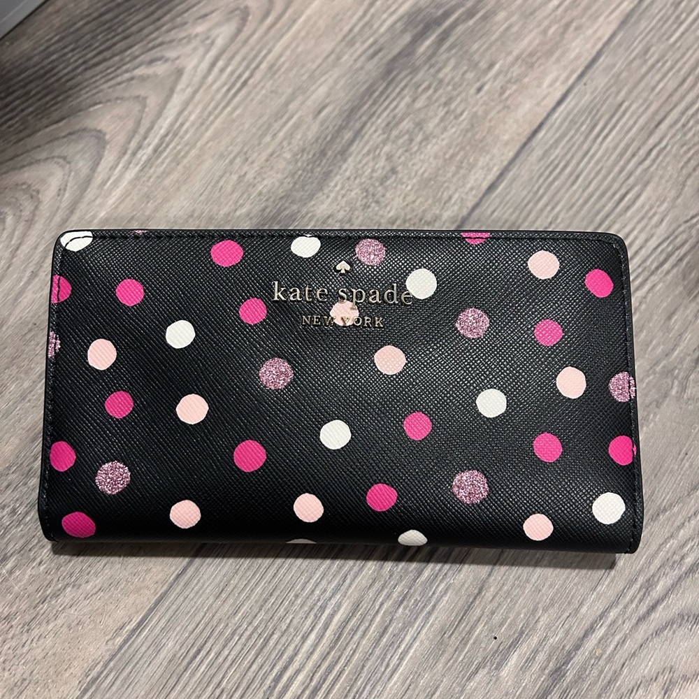 Kate Spade Staci Black Wallet
